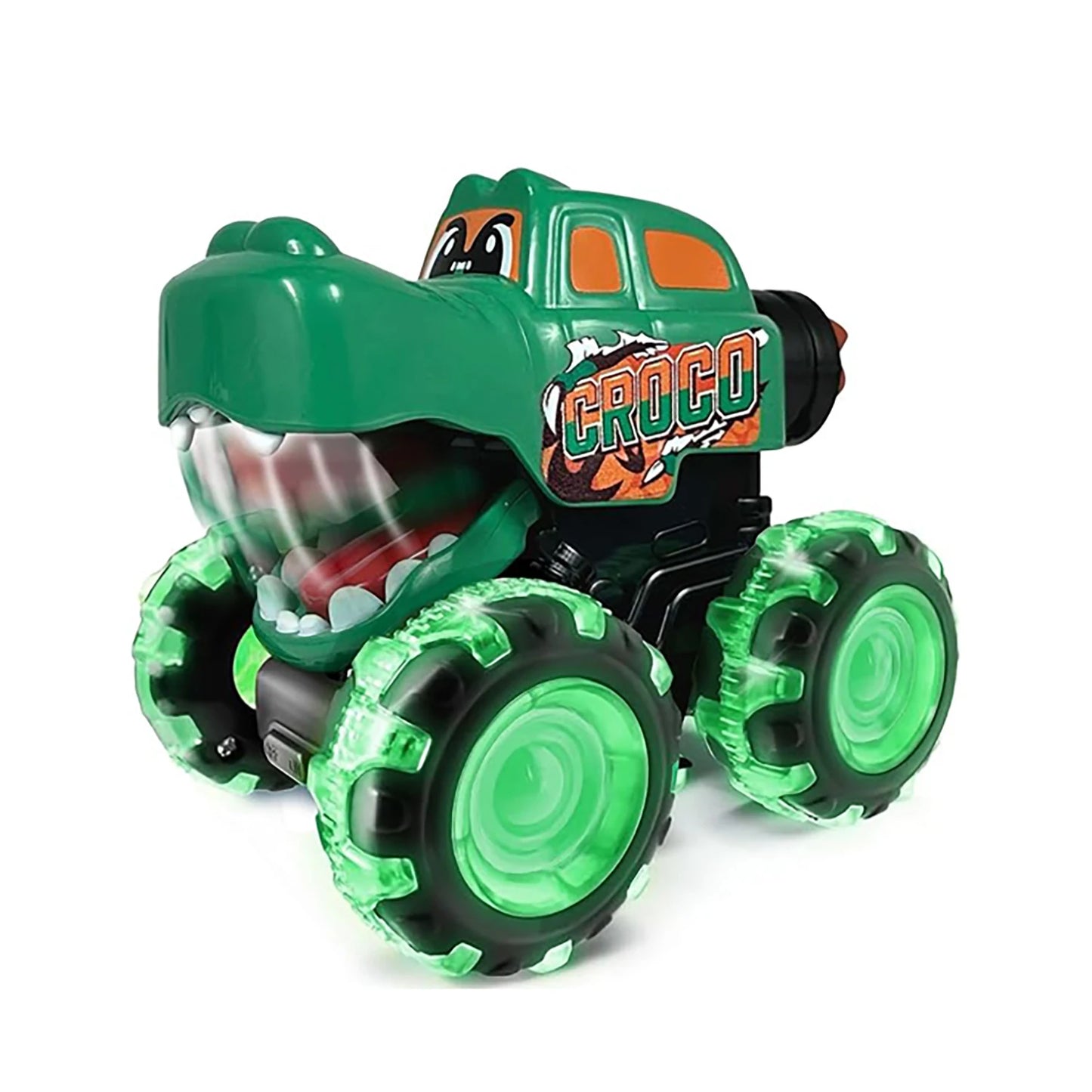 Children's Illuminated Inertia Wheel Toy Car - Light-Up Gift for Kids