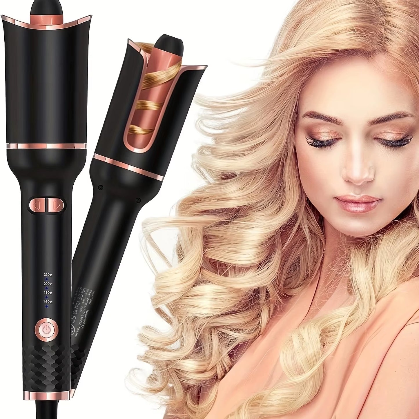Auto Hair Curler — Perfect Salon Curls in Seconds, Zero Effort, Zero Burns