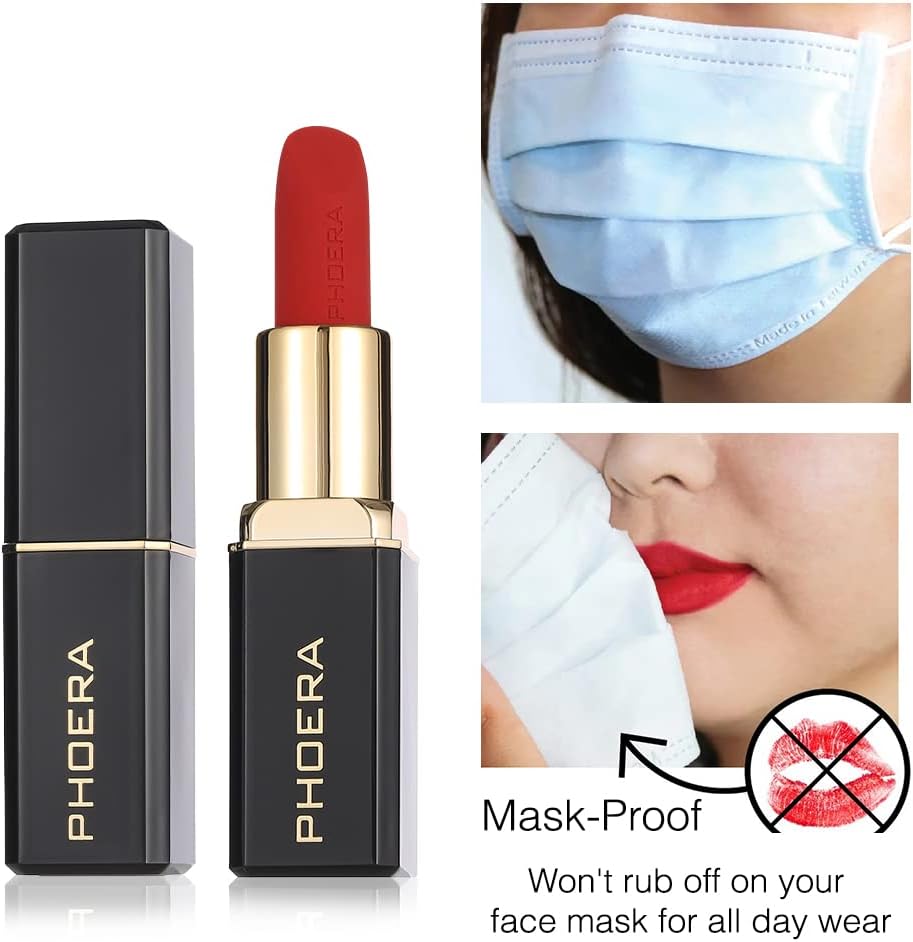 Non Transfer Lipstick Waterproof, Smudge-Proof and Mask-Proof Feeling Weightless Lipstick