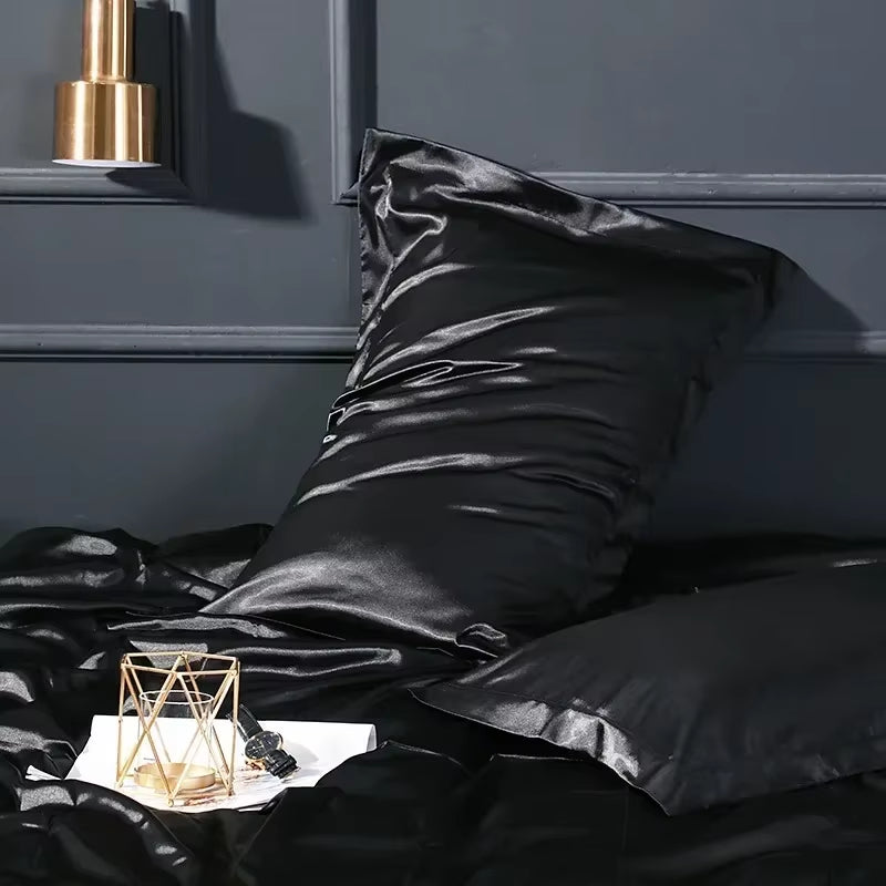 Natural Mulberry Silk Satin Pillowcase for Hair and Skin Superior Quality - EditWell