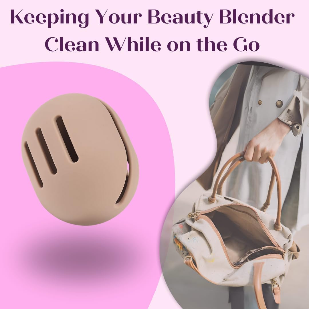 Silicone Makeup Brush Holder, Soft Silicone Makeup Organize Portable Make up Bag