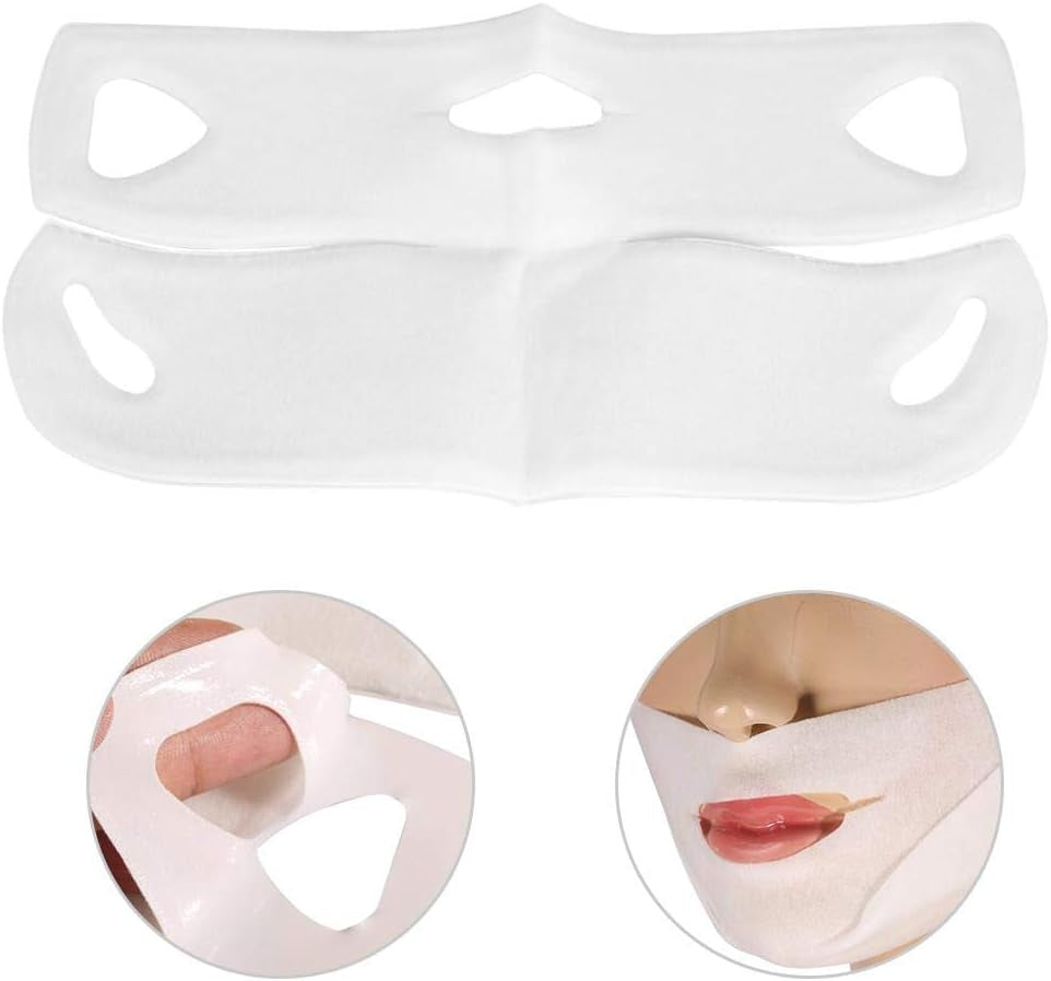 V Line Mask, Face Mask, 10 Pack Sheet Mask for Building V-Shape Chin Mask