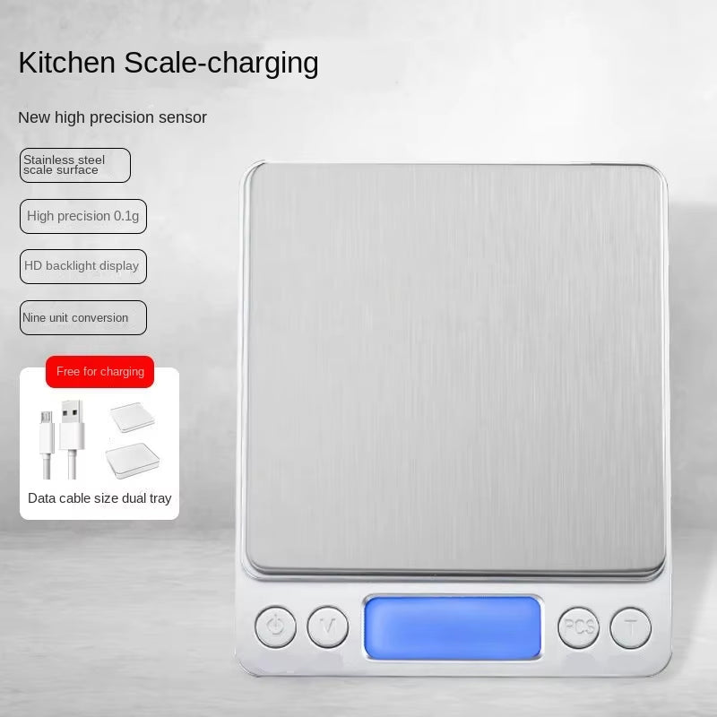 stainless Steel Electronic Balance Weight Gold Gram 0.1/3000G - EditWell