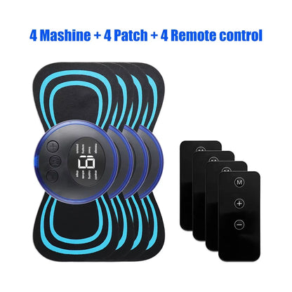 EMS Cervical Spine Massager Mini Electric Neck Massager Tens Low Pulse for Neck 