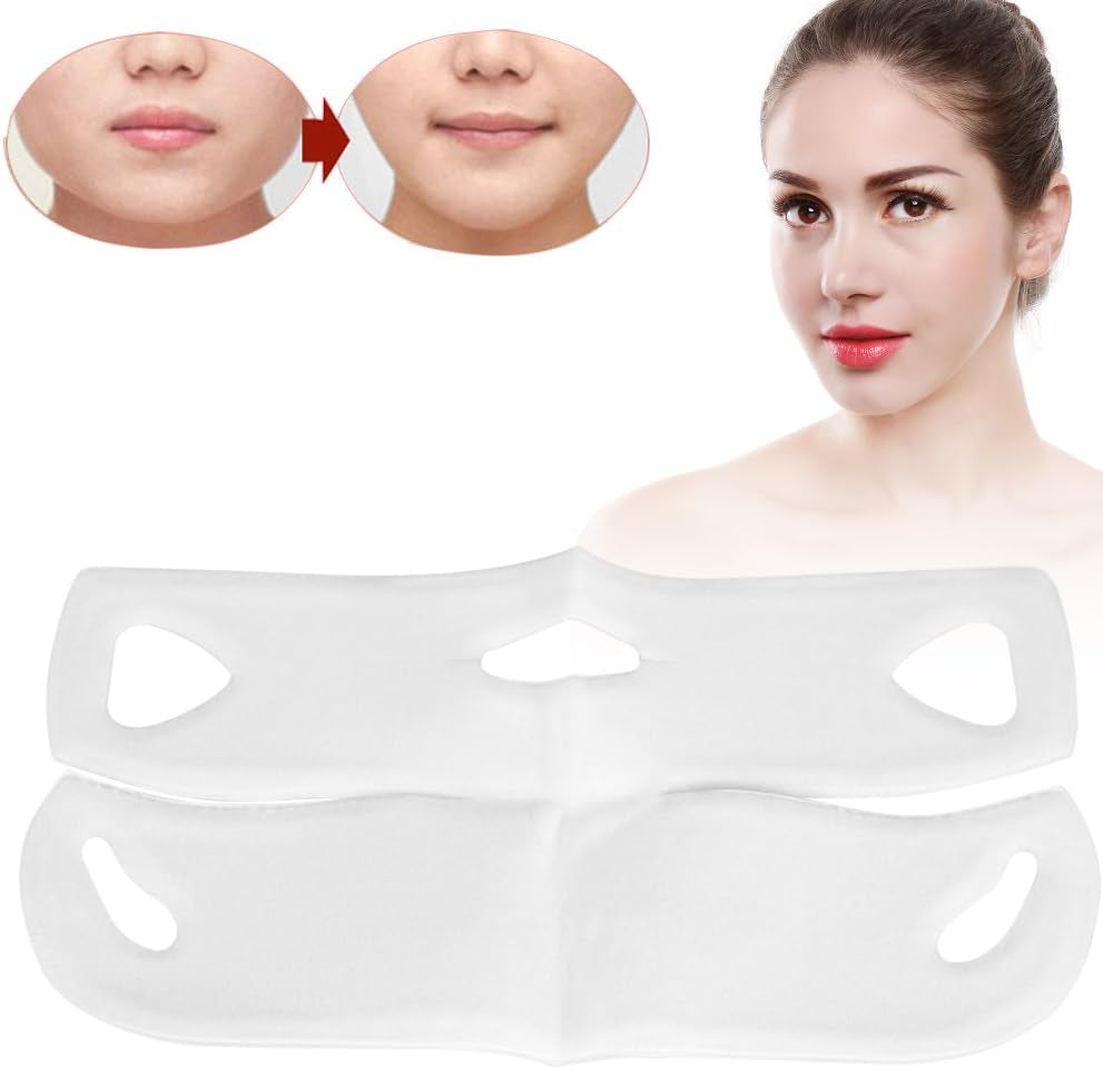 V Line Mask, Face Mask, 10 Pack Sheet Mask for Building V-Shape Chin Mask