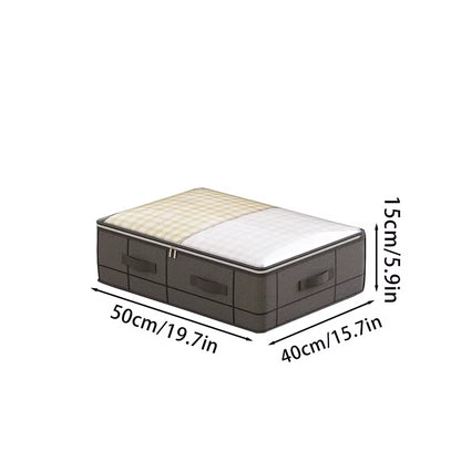 Heavy-Duty Under-Bed Storage Bag Foldable Storage Box Bedding Clothes