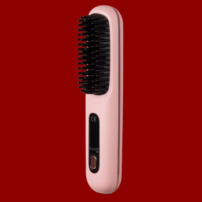 Wireless Hair Straightener Brush Ceramic Heating Smooth Hair Care Comb