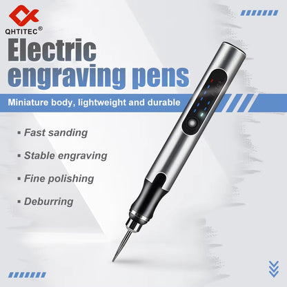 Mini Electric Engraving Pen 18000RPM | 3-Speed | Wireless | Jewellery