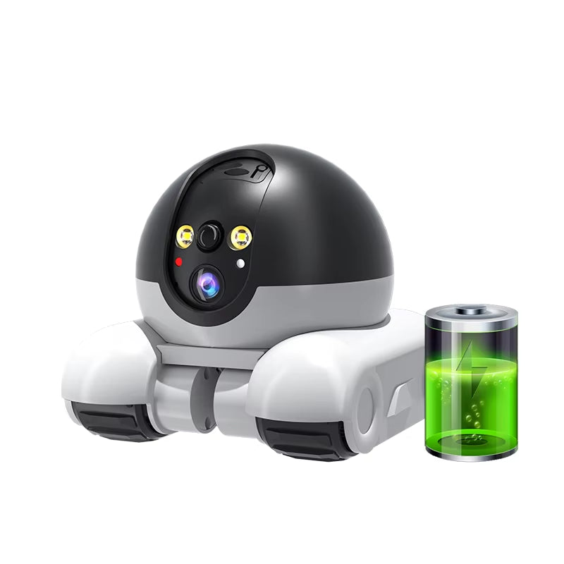 1080P HD WiFi PTZ Security Camera | Dual Lens Panoramic | AI Auto Tracking | Night Vision | Baby Pet Monitor | TF Card Cloud | Smart Home Robot Camera - EditWell