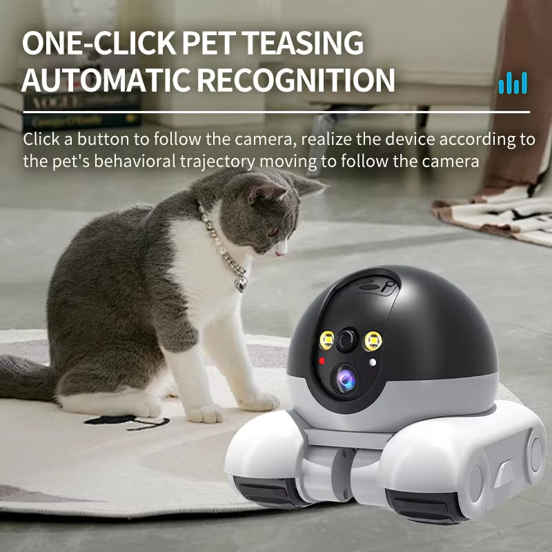 1080P HD WiFi PTZ Security Camera | Dual Lens Panoramic | AI Auto Tracking | Night Vision | Baby Pet Monitor | TF Card Cloud | Smart Home Robot Camera - EditWell