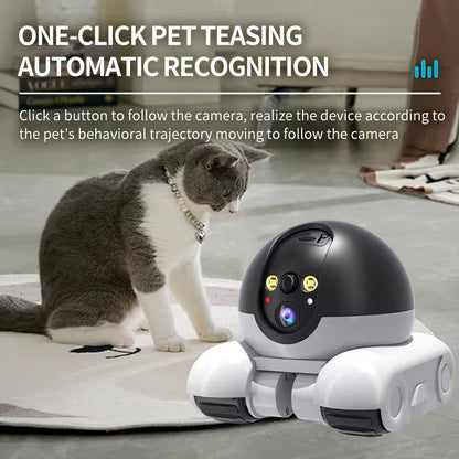 1080P HD WiFi PTZ Security Camera | Dual Lens Panoramic | AI Auto Tracking | Night Vision | Baby Pet Monitor | TF Card Cloud | Smart Home Robot Camera - EditWell