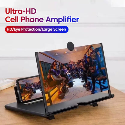 12/10Inch Cell Phone Screen Amplifier Mobile Phone Holder Mobile Phone HD - EditWell