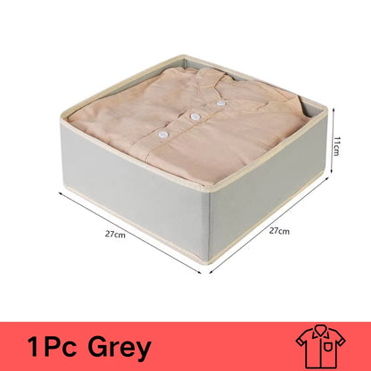3Pcs/1Set Storage Box Foldable Non-Woven Storage Box Six-Piece Set 