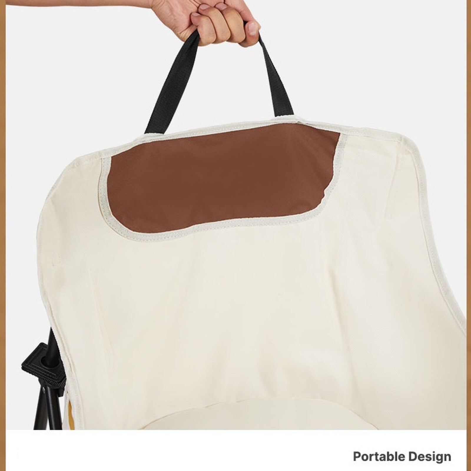 Canvas Camping Chairs 2PC Lightweight Folding Chairs - Pockets & Carry Bag