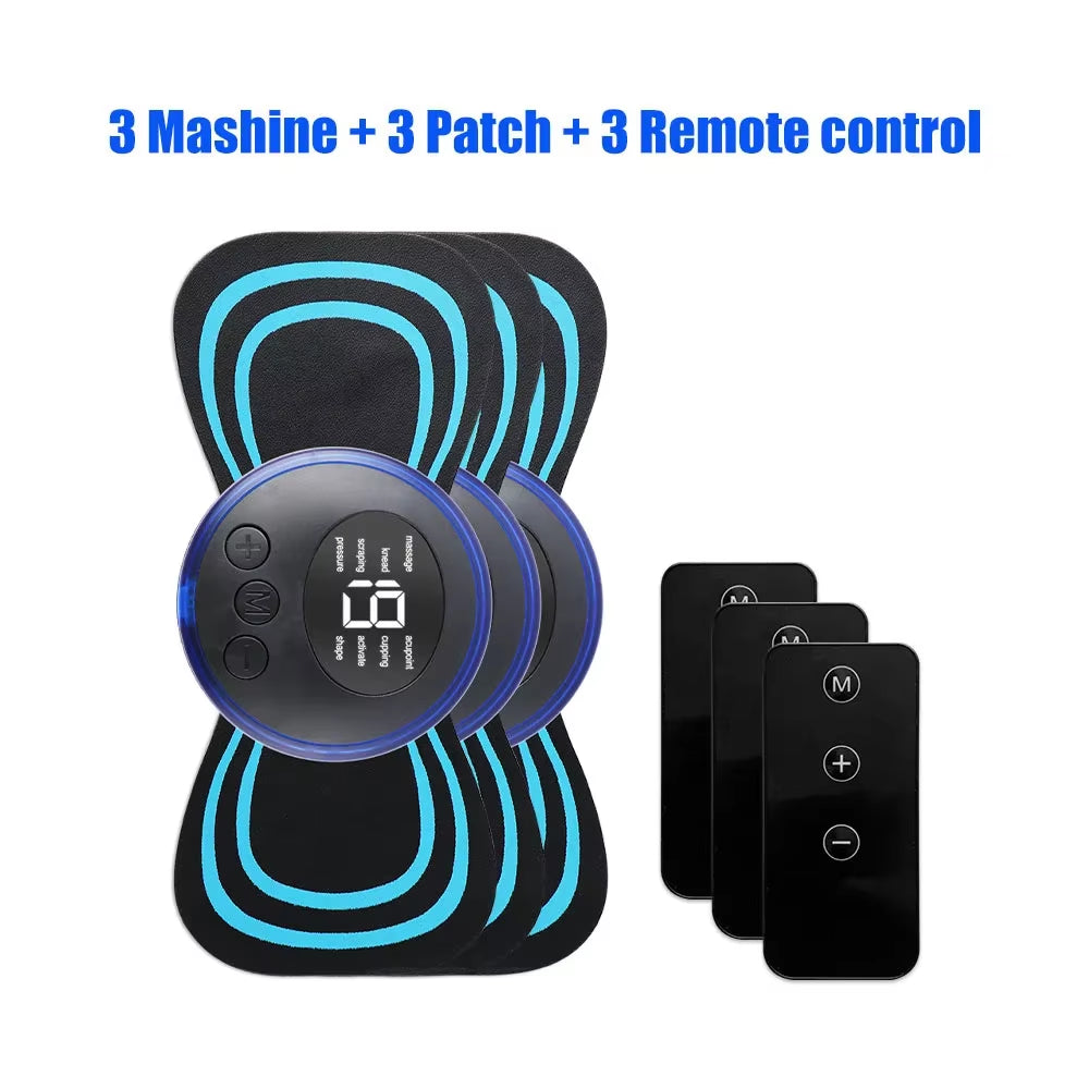 EMS Cervical Spine Massager Mini Electric Neck Massager Tens Low Pulse for Neck 