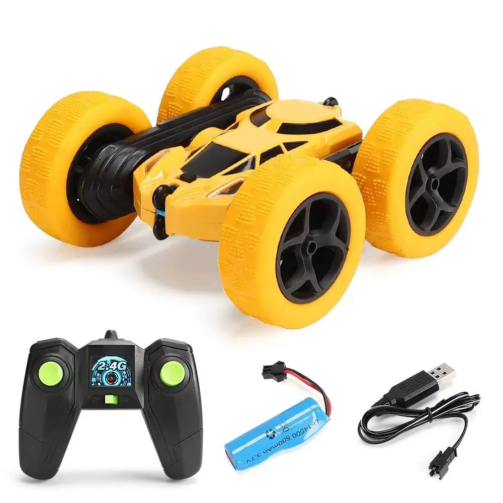 RC Stunt Car - Double-Sided 360-Degree Rotation Off-Road Remote Control Vehicle for Kids and Adults