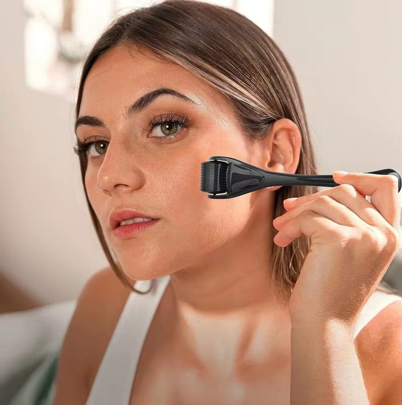 540 Needles for Facial Body Hair Growth Derma Roller for Skin Beard Face Roll Tool