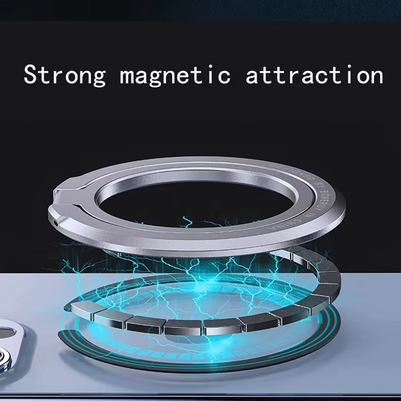 2025New Magnetic Phone Ring Holder for Magsafe Accessories Adjustable Finger Ring - EditWell