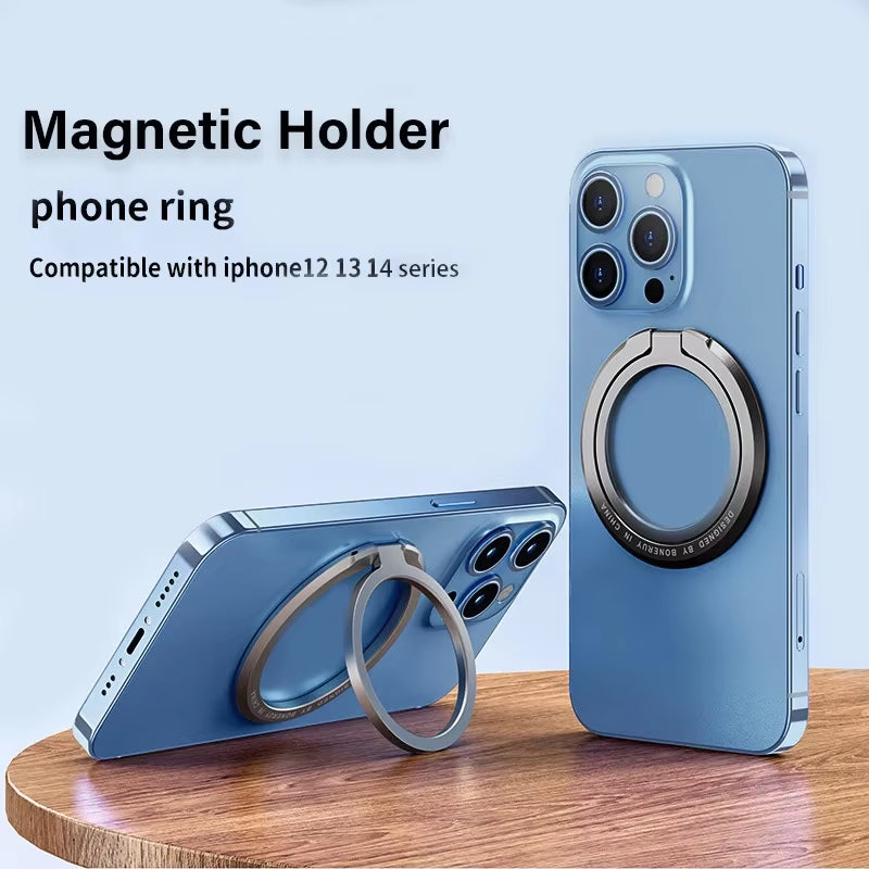 2025New Magnetic Phone Ring Holder for Magsafe Accessories Adjustable Finger Ring - EditWell