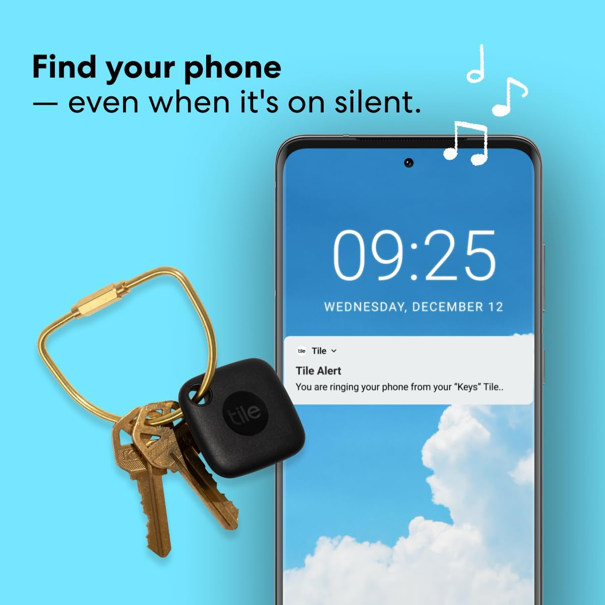 Mate (2022) Bluetooth Item Finder, 2 Pack, 60M Finding Range, Works with Alexa Remotes