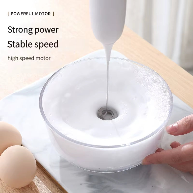 1PC Battery Model Handheld Egg Beater Froth Mixer KitchenTool