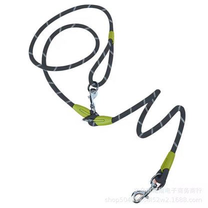 Reflective Nylon Leashes Pet Dogs Chain Traction Rope Leads