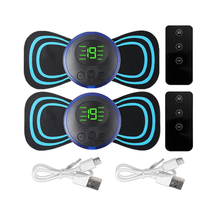 EMS Cervical Spine Massager Mini Electric Neck Massager Tens Low Pulse for Neck 