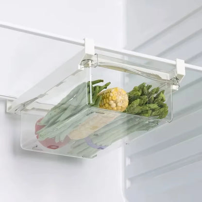 Fridge Organizer Fruit Egg Refrigerator Storage Rack Under-Shelf Refrigerator Organizer