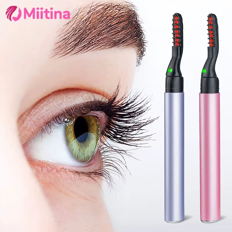 Electric Eyelash Curler Heated Portable Safety Electric Eye Lashes Eyelash Grafting  Makeup Tools