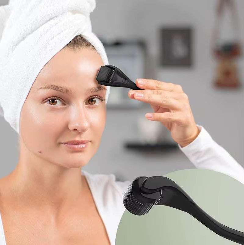 540 Needles for Facial Body Hair Growth Derma Roller for Skin Beard Face Roll Tool