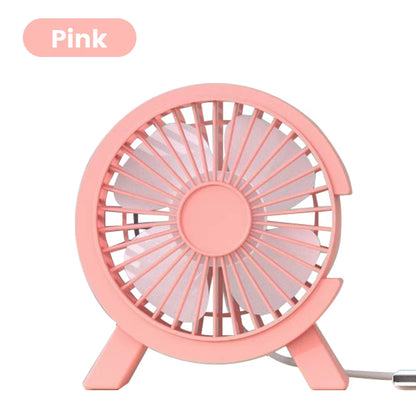 Mini USB Rechargeable Table Fan Portable USB Small Fan Fan for Student Dormitory Computer Summer Gadget Home Desk Office