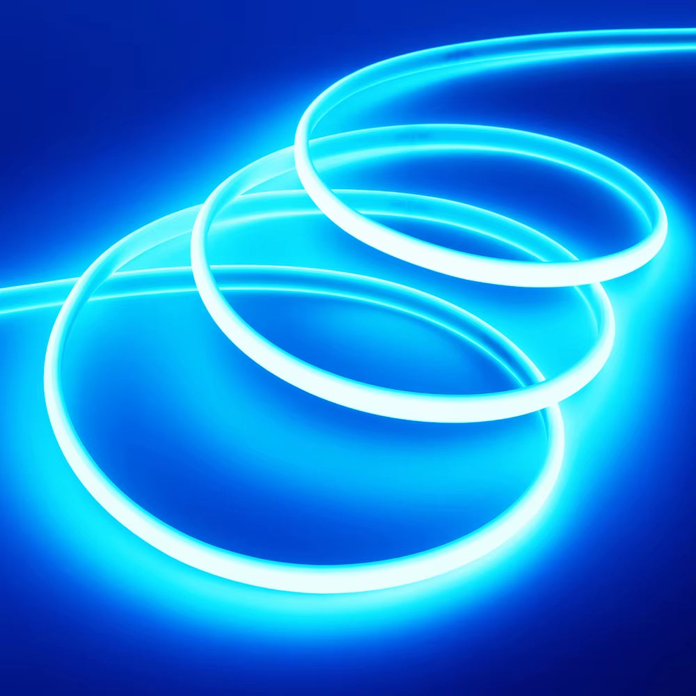 COB LED Neon Strip Light 220V EU Power Kit 10 Colors  Flex Lamp