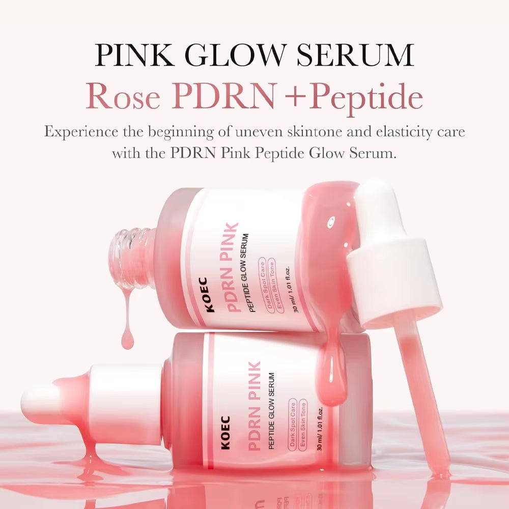 30Ml Salmon PDRN Pink Peptide Glow Facial Serum Dark Spot Care Even Skin Tone - EditWell