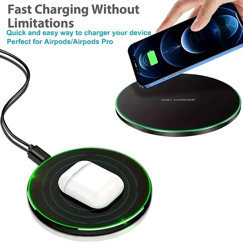 30W Wireless Charger for Iphone 15 14 13 12 X Pro Max Induction Fast Charging Pad - EditWell
