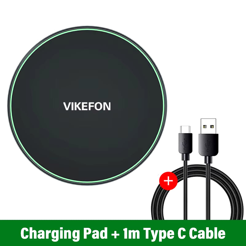 30W Wireless Charger for Iphone 15 14 13 12 X Pro Max Induction Fast Charging Pad - EditWell