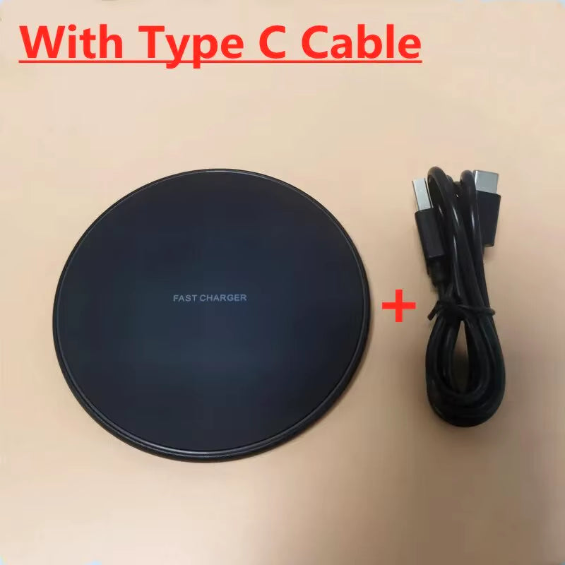 30W Wireless Charger for Iphone 15 14 13 12 X Pro Max Induction Fast Charging Pad - EditWell
