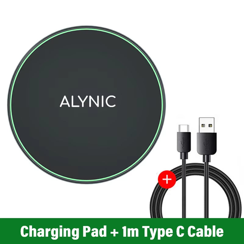30W Wireless Charger for Iphone 15 14 13 12 X Pro Max Induction Fast Charging Pad - EditWell