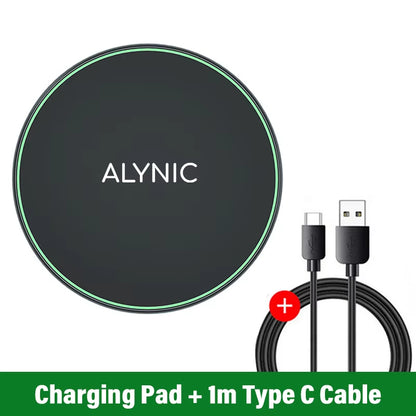 30W Wireless Charger for Iphone 15 14 13 12 X Pro Max Induction Fast Charging Pad - EditWell