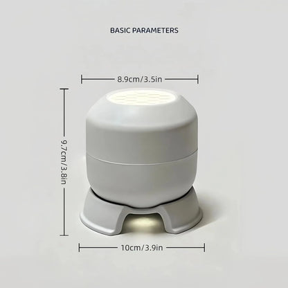 Mini Marine Night Light with 360° Rotating Fish and Bubble Projection - Soothing USB Lamp for Children's Rooms and Calming Sleep Companion Gift