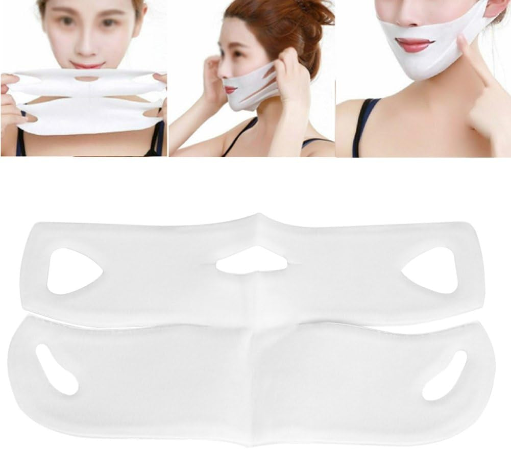 V Line Mask, Face Mask, 10 Pack Sheet Mask for Building V-Shape Chin Mask
