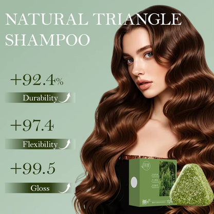 Grass & Platycladus Herbal Shampoo Soap Natural Hair Loss Treat