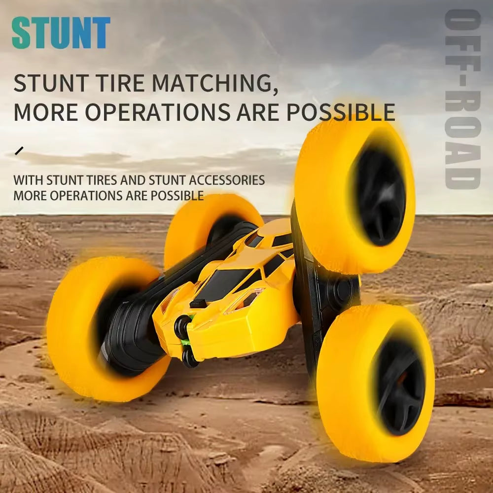RC Stunt Car - Double-Sided 360-Degree Rotation Off-Road Remote Control Vehicle for Kids and Adults