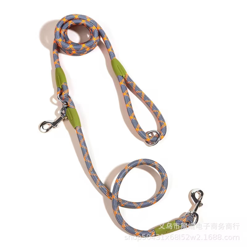 Reflective Nylon Leashes Pet Dogs Chain Traction Rope Leads