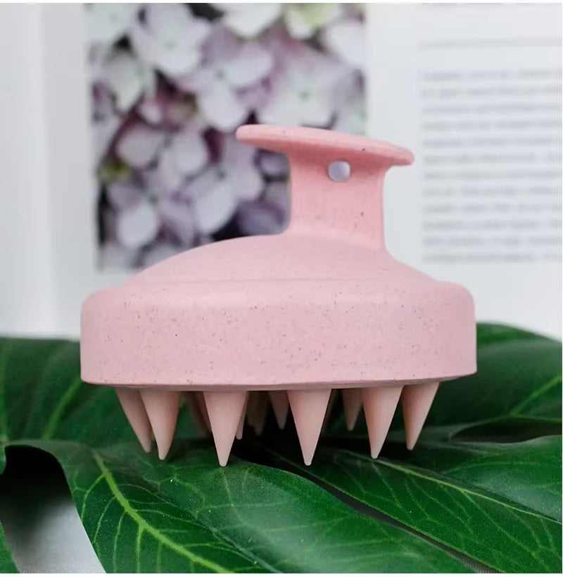 Head Cleansing and Massage Wet and Dry Scalp Massage Brush Soft Massage 
