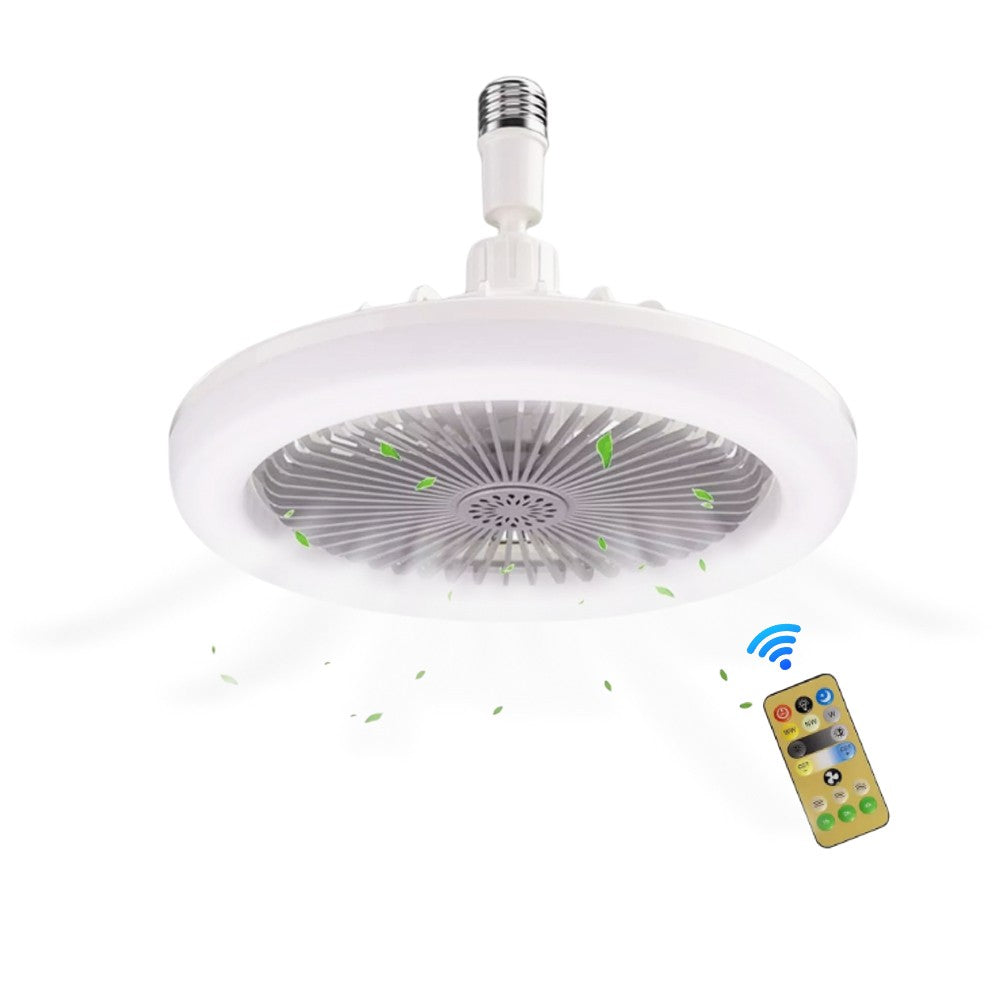 Ceiling Light with Fan and Remote, Timing, 3 Color Dimmable LED, 3 Speeds New