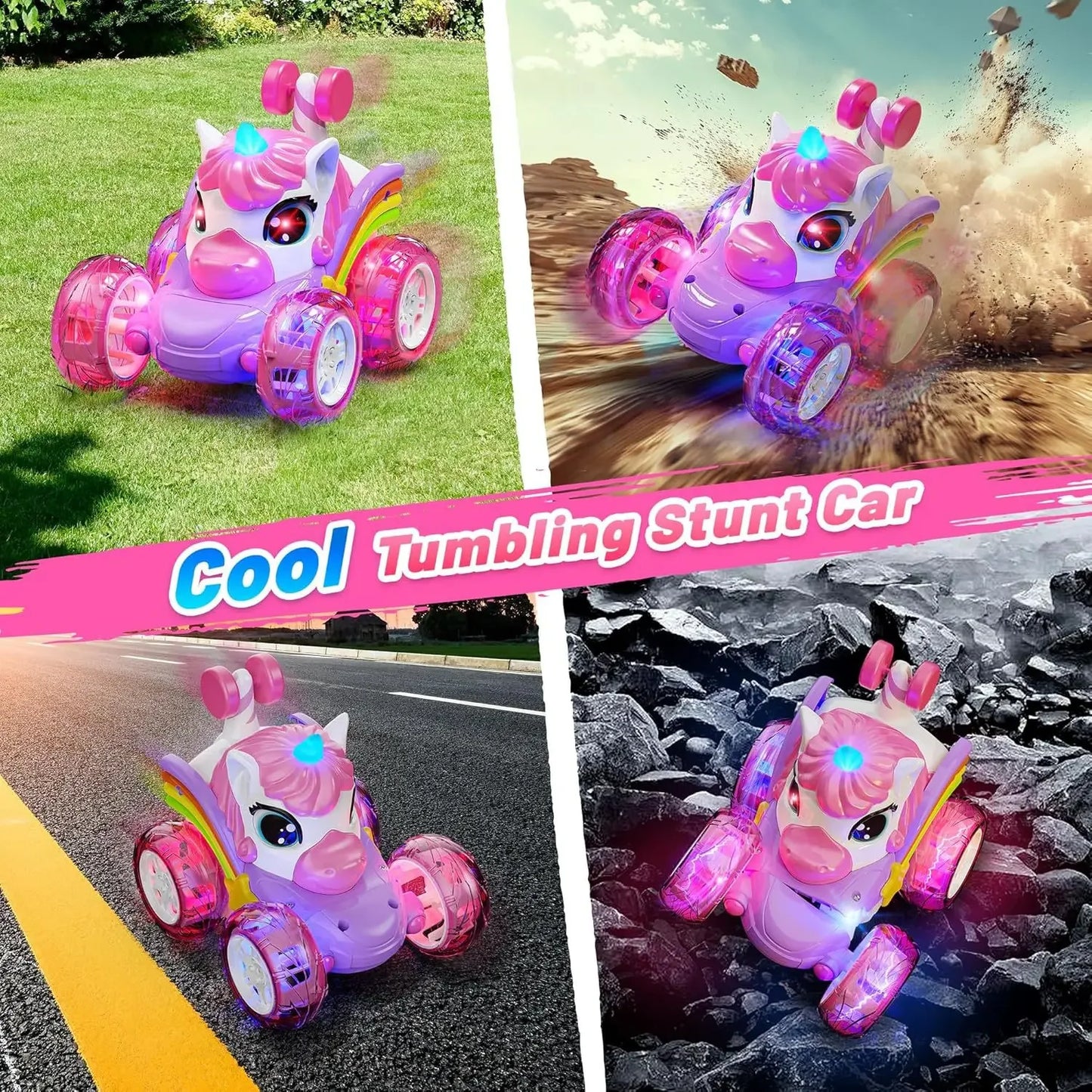 Remote Control Electric Unicorn Car - Creative and Fun Gift for Girls