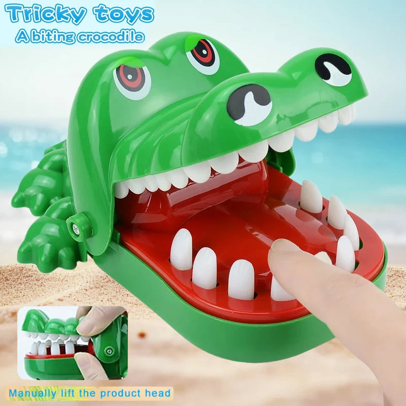 Crocodile Bite Hand Interactive Stress Relief Toy for Children - Parent-Child Party Prank Game