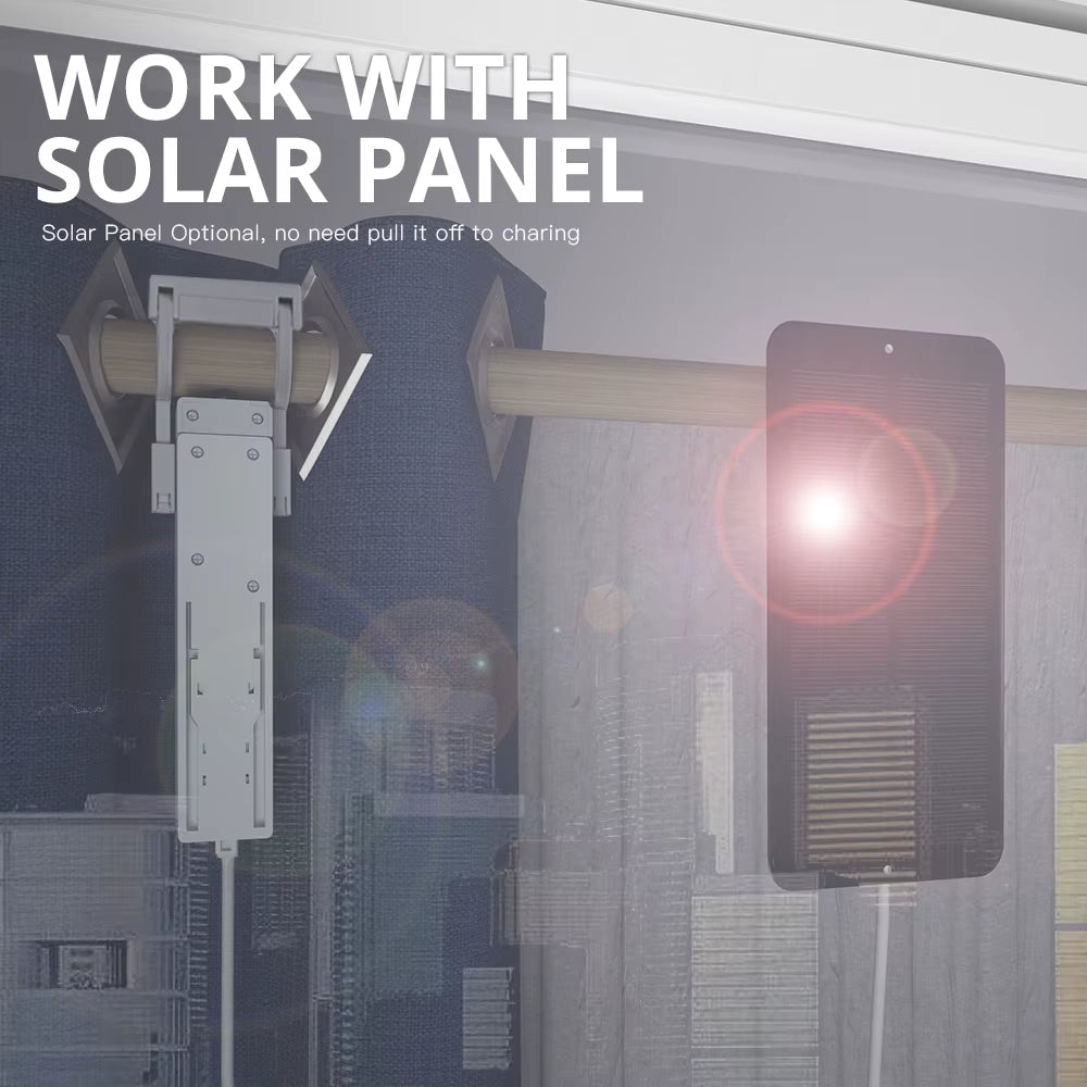 Zigbee Smart Curtain Driver Robot for Roman I Type U Type Curtains Track Alexa Google Home Control  Motor Drivers