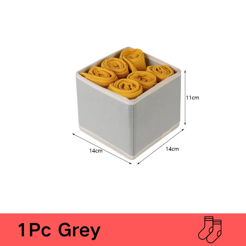 3Pcs/1Set Storage Box Foldable Non-Woven Storage Box Six-Piece Set 
