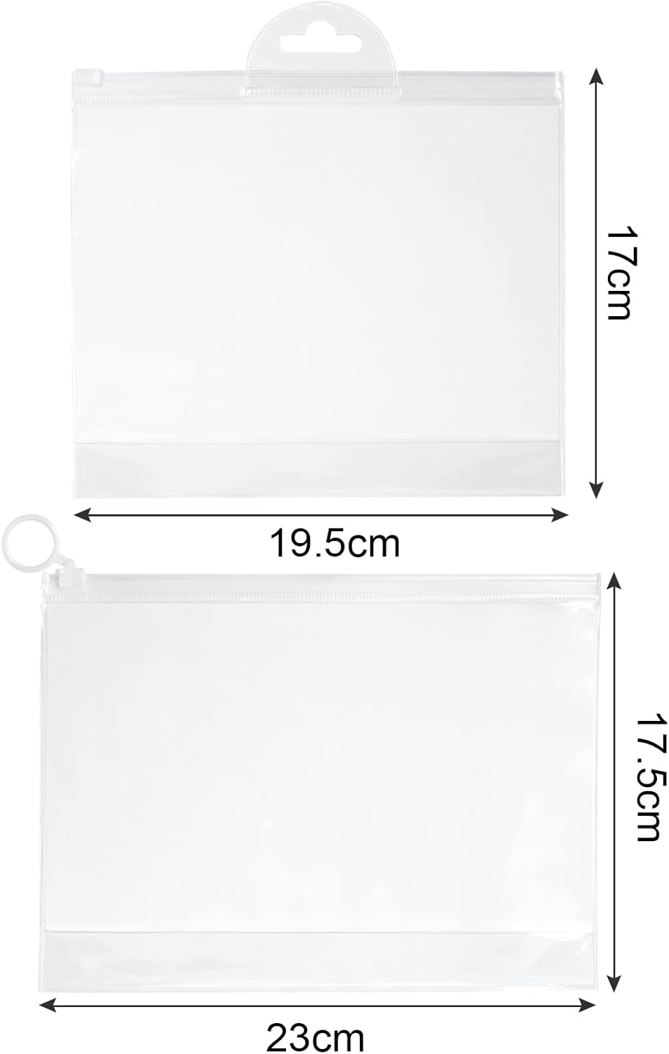 Clear Travel Toiletries Bag, 4 Pcs EVA Waterproof & Leakproof Portable Wash Bags